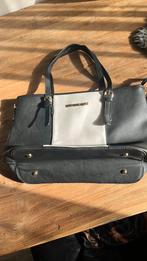 Dames handtas zwart/wit 40cm breed, Ophalen of Verzenden, Nieuw, Zwart, Handtas