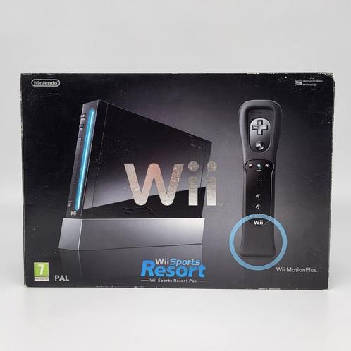 Nintendo Wii Sports Resort Pak - CIB - PAL met sealed game, Spelcomputers en Games, Spelcomputers | Nintendo Wii, Gebruikt, Met 1 controller