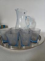 Karaf met 6 glazen, Huis en Inrichting, Ophalen of Verzenden, Zo goed als nieuw, Overige materialen