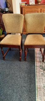 Vintage, 4 eetkamer stoelen, niet beschadigd in goeie staat., Ophalen