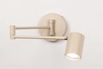 wandlamp beige of zwart hoekbank bank bed kantoor tafel lamp, Ophalen of Verzenden, Nieuw, Metaal