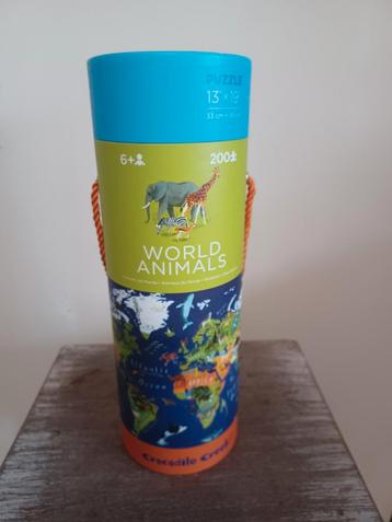 Wereldkaart Puzzel - Dieren - Nieuw! beschikbaar voor biedingen