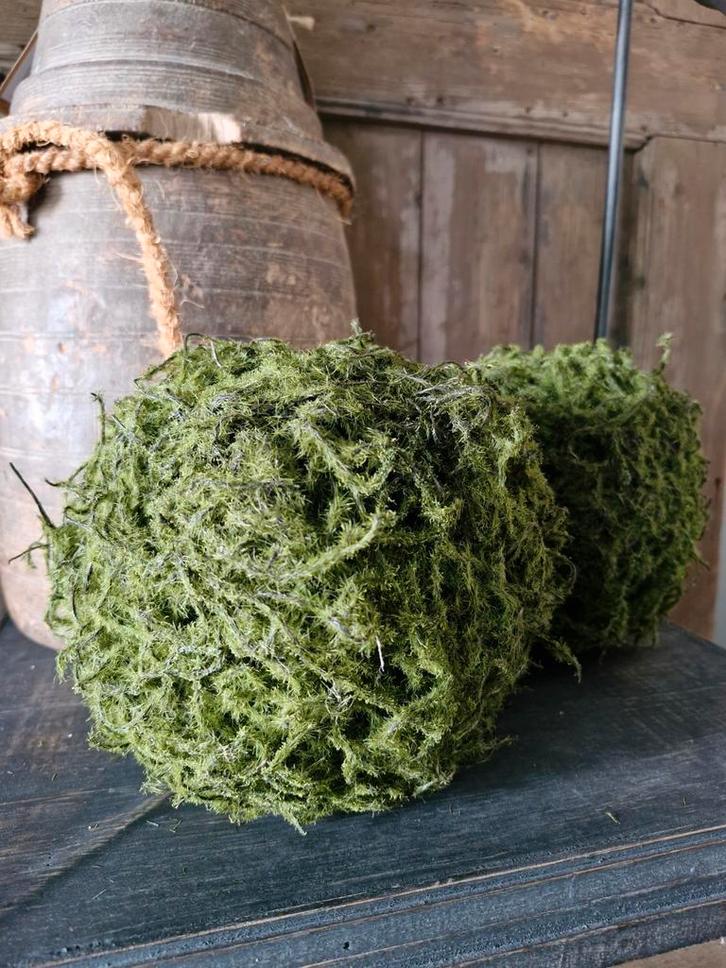 Nieuw! Kunst Mosbal. Landelijk sober stoer, Huis en Inrichting, Woonaccessoires | Kunstplanten en Kunstbloemen, Nieuw, Binnen