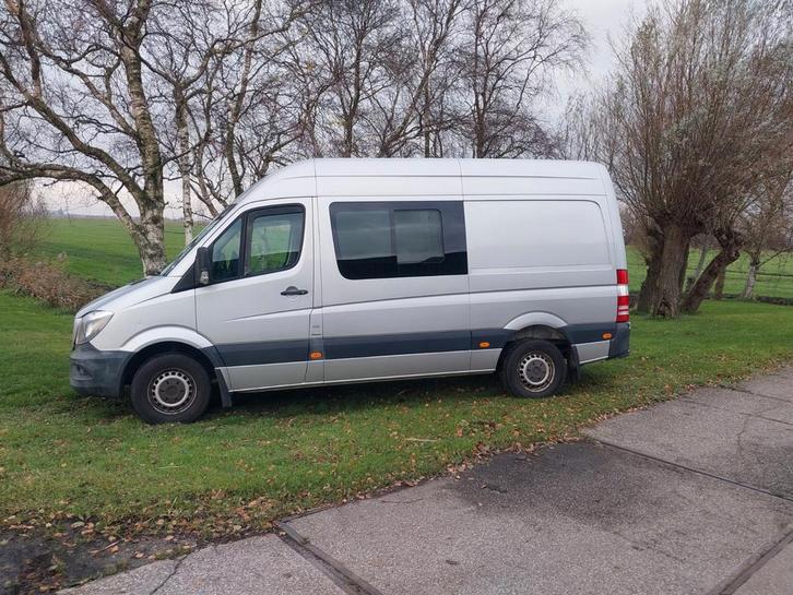 Mercedes-Benz sprinter camperbus 319 V6, Auto's, Mercedes-Benz, Particulier, Sprinter Combi, Diesel, Origineel Nederlands, Zilver of Grijs