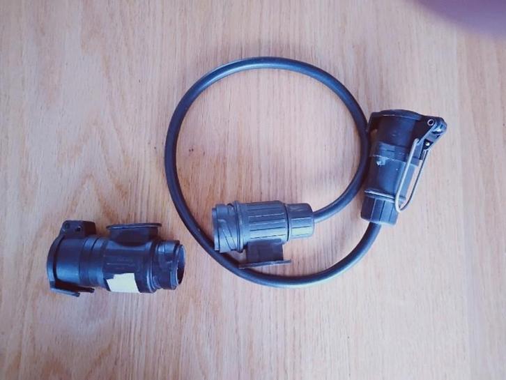 2 Aanhangwagen /  caravan verloopstekkers 7 -13 en 13-7., Hobby en Vrije tijd, Overige Hobby en Vrije tijd, Gebruikt, Ophalen