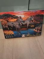 Legpuzzel 1000 stukjes - Zebra Afrika, Ophalen of Verzenden, 500 t/m 1500 stukjes, Zo goed als nieuw, Legpuzzel