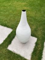 Witte kunstof vaas, Huis en Inrichting, Woonaccessoires | Vazen, Ophalen, Kunststof, Gebruikt, Wit