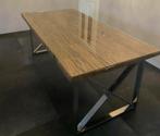 Sleeperwood Kensington tafel 200X100 incl glazen blad, Ophalen, Gebruikt, 200 cm of meer, 50 tot 100 cm