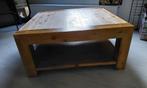 Salontafel serie Salzburg acaciahout, Huis en Inrichting, Ophalen, Gebruikt, 100 tot 150 cm, 50 tot 100 cm