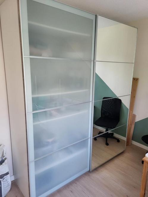IKEA Pax kast met schuifdeuren, Huis en Inrichting, Kasten | Kledingkasten, Gebruikt, 200 cm of meer, 150 tot 200 cm, 50 tot 75 cm