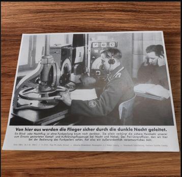 Duitse WO2 Luftwaffe Funkpeilung kriegsberichter foto  beschikbaar voor biedingen