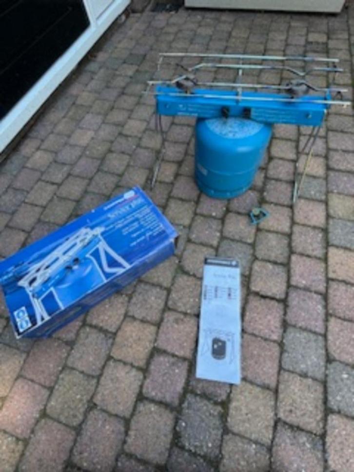 Campingaz stel met 907 fles, Caravans en Kamperen, Kampeeraccessoires, Zo goed als nieuw, Ophalen