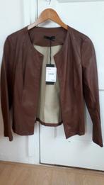 Nieuw bruin leatherlook jasje mt L, Ophalen of Verzenden, Nieuw, Bruin, Jasje