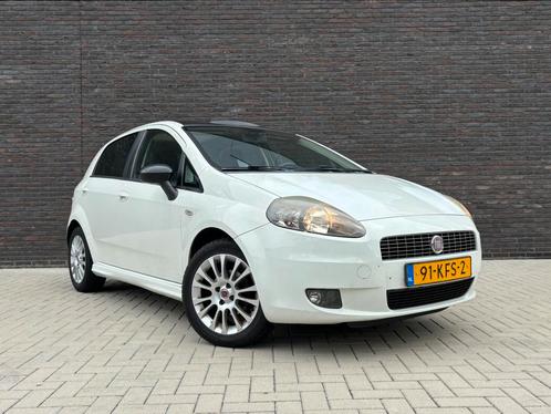 Fiat Punto 1.4 5DR 2009 Wit Airco Pano elec ramen, Auto's, Fiat, Bedrijf, Punto, ABS, Airbags, Airconditioning, Alarm, Bluetooth