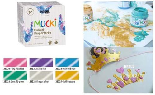 vingerverf set, Kinderen en Baby's, Speelgoed | Educatief en Creatief, Gebruikt, Knutselen, Bouwen, Ontdekken, Ophalen of Verzenden