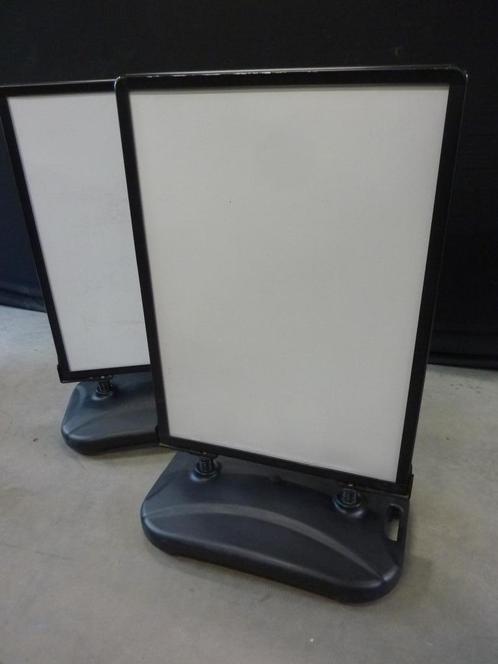 Prima A0 stoepbord / reclamebord dubbelzijdig + wielen, Verzamelen, Merken en Reclamevoorwerpen, Gebruikt, Reclamebord, Ophalen of Verzenden