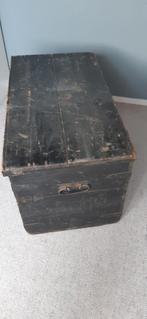 Originele dekenkist, zwart, Ophalen, Minder dan 50 cm, Gebruikt, 50 tot 100 cm