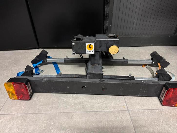 Hawk Fietsendrager - voor 2 Fietsen, Auto diversen, Fietsendragers, Gebruikt, Trekhaakdrager, 2 fietsen, Brede banden, Ophalen