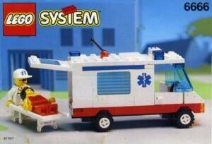 LEGO 6666-1 - Ambulance, Kinderen en Baby's, Speelgoed | Duplo en Lego, Gebruikt, Lego, Info@lego.nl, Ophalen of Verzenden