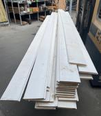 Halfhoutsrabat wit gespoten, Ophalen, Minder dan 25 mm, Zo goed als nieuw, Plank
