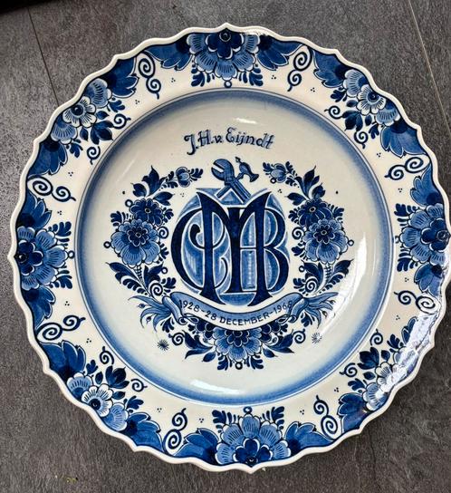 Verzameling Delfs Blauwe borden., Antiek en Kunst, Antiek | Servies los, Ophalen of Verzenden