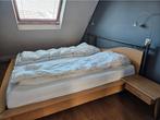 Auping 2 persoons bed, Ophalen, Gebruikt, Eenpersoons, 180 cm