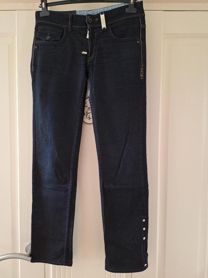 High Use nieuwe jeans capri lang 7 /8 29 36 S diep blauw, Kleding | Dames, Spijkerbroeken en Jeans, Nieuw, W28 - W29 (confectie 36)