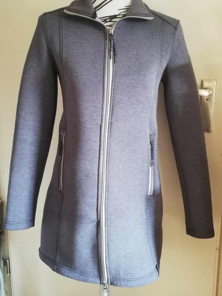 Kjelvik jas / outdoor vest - maat 36/38 / S - z.g.a.n., Kleding | Dames, Jassen | Winter, Zo goed als nieuw, Maat 36 (S), Grijs