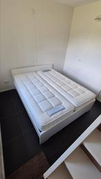 2 persoonsbed, bed, lattenbodem, matras, Huis en Inrichting, Slaapkamer | Bedden, Ophalen, Gebruikt, Eenpersoons, 160 cm
