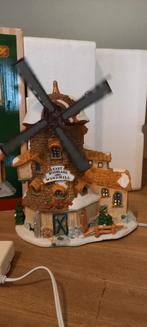 Lemax molen werkt goed met doos en tempex, Diversen, Kerst, Ophalen of Verzenden