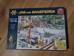 Jan van Haasteren puzzel 'Bijna klaar?', Ophalen of Verzenden, 500 t/m 1500 stukjes, Zo goed als nieuw, Legpuzzel