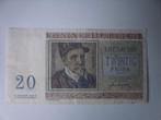 België -  20 Frank - Bankbiljet, Postzegels en Munten, Bankbiljetten | Europa | Niet-Eurobiljetten, Verzenden, België, Los biljet