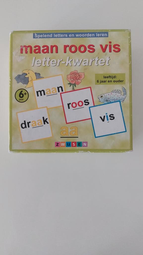 letter kwartet, Hobby en Vrije tijd, Gezelschapsspellen | Kaartspellen, Gebruikt, Ophalen of Verzenden