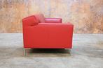 ZGANieuw rode leren Design on Stock Bloq bank, Huis en Inrichting, 75 tot 100 cm, Ophalen of Verzenden, 200 tot 250 cm, Design on Stock