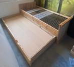 Bed ombouw met logeer lade, steigerhouten look, Huis en Inrichting, Slaapkamer | Bedden, Ophalen, Gebruikt, 90 cm, Eenpersoons