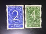 945 nederland 1950 nvph - d25+d26 dienstzegels gestempeld, Ophalen of Verzenden, Na 1940, Gestempeld