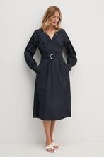 Tommy hilfiger belted blousejurk nieuw, Kleding | Dames, Jurken, Blauw, Nieuw, Ophalen of Verzenden, Maat 36 (S)
