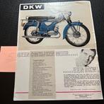 DKW Hummel & 159 TS - 1966 (#5) Bromfiets folder, Verzenden, Gelezen, Folder