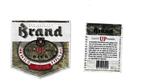 Bieretiket Brand Bier UP  30 cl  thte 989-1990, Verzamelen, Biermerken, Ophalen of Verzenden, Nieuw, Overige typen, Overige merken