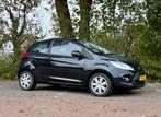 Ford Ka 1.2 51KW 2010 Zwart airco 123xxx gelopen, Voorwielaandrijving, Stof, 4 cilinders, 4 stoelen