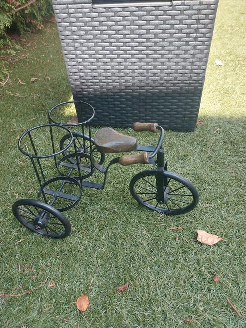 Retro minifiets met ruimte voor 2 flesjes wijn/speciaalbier, Huis en Inrichting, Woonaccessoires | Wijnrekken, Zo goed als nieuw