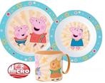 Peppa Pig Kinderservies met Mok - Magnetron, Kinderen en Baby's, Babyvoeding en Toebehoren, Nieuw, Overige typen, Ophalen of Verzenden