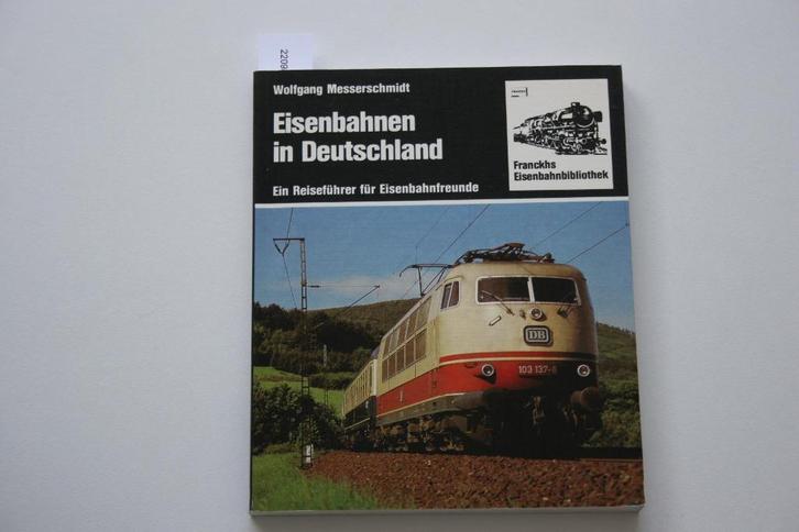 Eisenbahnen in Deutschland (ein Reiseführer für Eisenbahnfre, Verzamelen, Spoorwegen en Tramwegen, Gebruikt, Trein, Boek of Tijdschrift