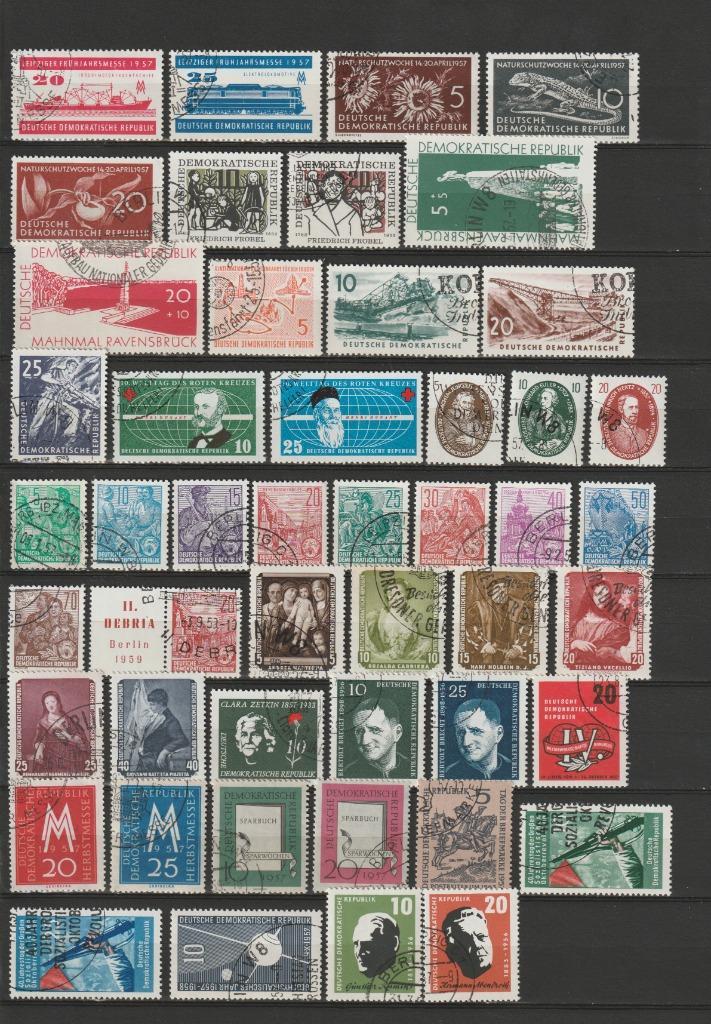 DDR, jaargang 1957, helemaal kompleet, Gestempeld., Postzegels en Munten, Postzegels | Europa | Duitsland, Gestempeld, DDR, Verzenden
