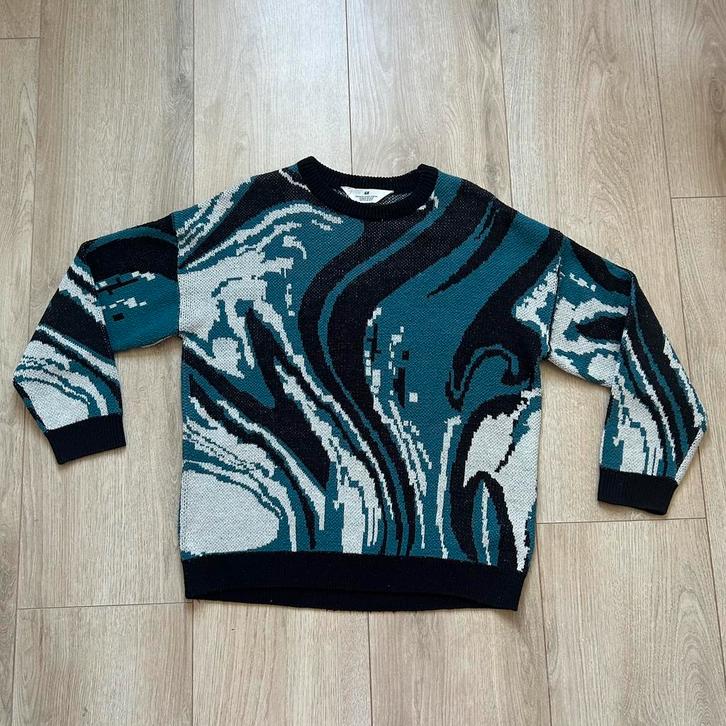 Gebreide Trui - Blauw, Kinderen en Baby's, Kinderkleding | Maat 152, Nieuw, Jongen, Trui of Vest, Ophalen of Verzenden