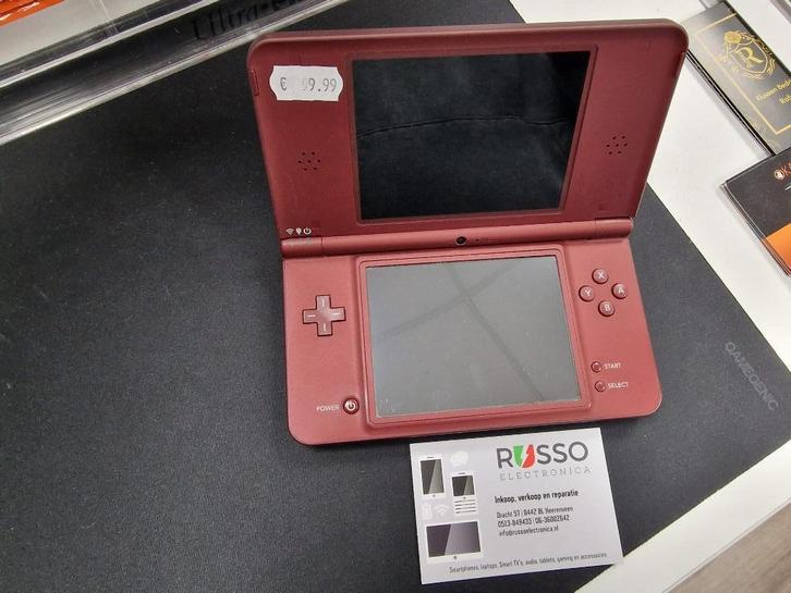 Nintendo DS XL Rood, Spelcomputers en Games, Spelcomputers | Nintendo DS, Gebruikt, DS Lite, Rood, Ophalen of Verzenden