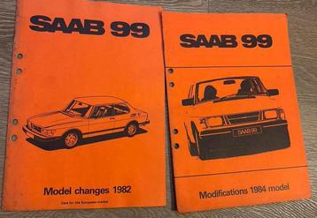 Saab 99 Handboek Aanvulling 1982 & 1985 beschikbaar voor biedingen