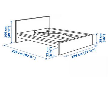 IKEA Malm Bed Wit - afbeelding 5