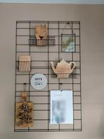 Wandrek met losse rekjes en magneten, Ophalen, Zo goed als nieuw