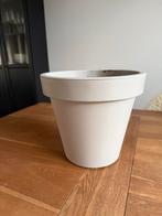 Bloempot Kunststof Taupe, Ophalen, Kunststof, Gebruikt, Rond